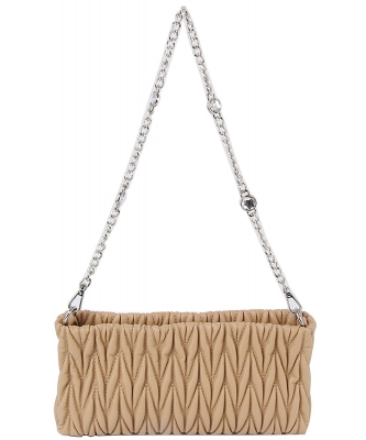 Chevron Quilted Crossbody Bag LHU494-Z STONE